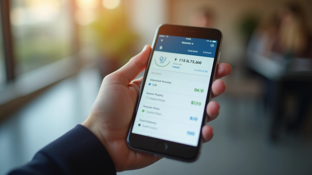 Smartphone notifikation viser bekræftelse af automatisk investering gennemført